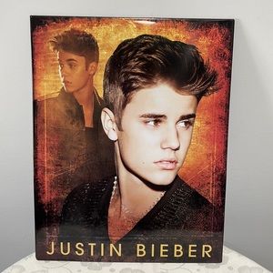 Justin Bieber 2012 Metal Tin Poster plaque singer collectible pop culture